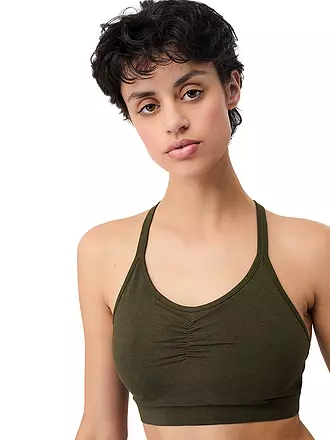 MANDALA | Reggiseno da yoga da donna Infinity a supporto medio | olive